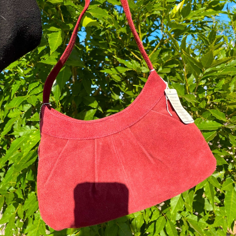 Coldwater Creek Dusty Rose Suede Bag, size: SM | Pretty in Pink 🌸